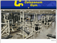Tablet Screenshot of colosseumgym.gr
